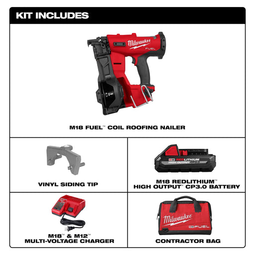 Milwaukee 2909-20 M18 FUEL Coil Roofing Nailer (Tool Only) - Image 2