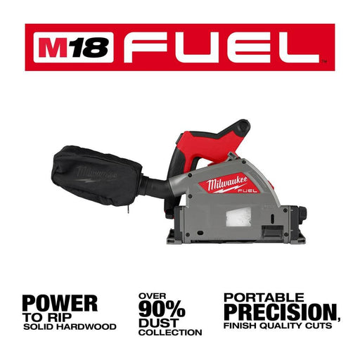 Milwaukee 2831-20 M18 FUEL 6-1/2" Plunge Track Saw (Tool Only) - Image 2