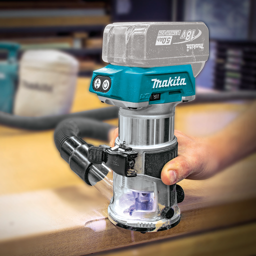 Makita XTR01Z 18V LXT Compact Cordless Router (Tool Only) - Image 2